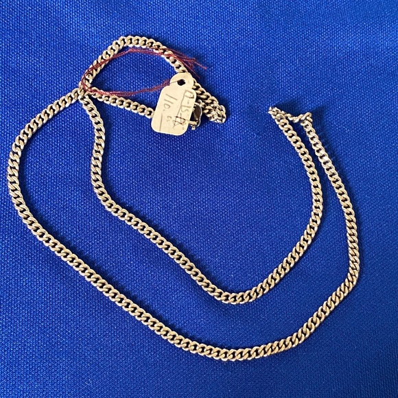 Agem I Sterling Silver Curb Neck Chain 18" - Picture 1 of 16